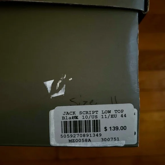 Men’s All Saints Low Top Sneakers, size 11 - Picture 10 of 13